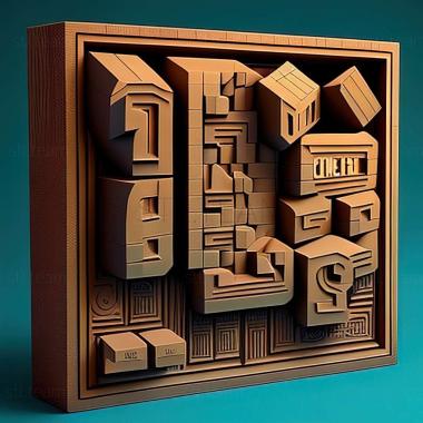 3D model Tetris 1986 game (STL)